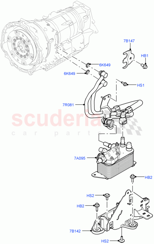 Part Diagram for Land Rover LR141748