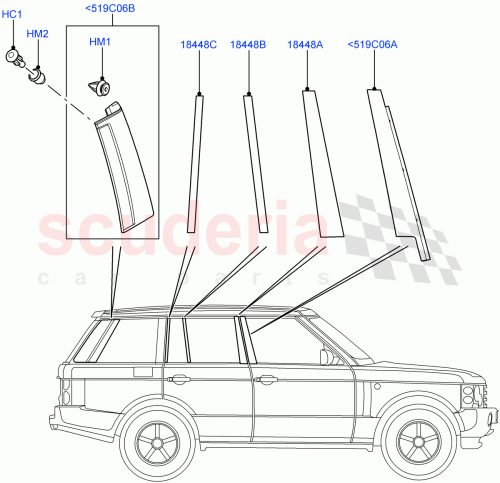 Part Diagram for Land Rover DDE000170PMD