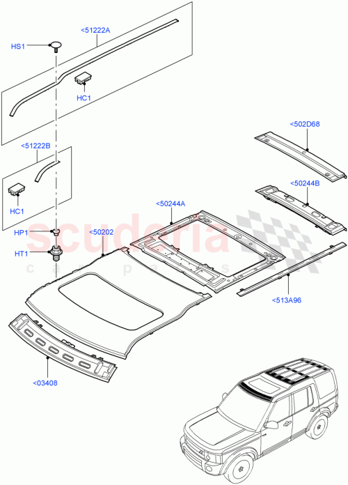 Part Diagram for Land Rover AKC780090