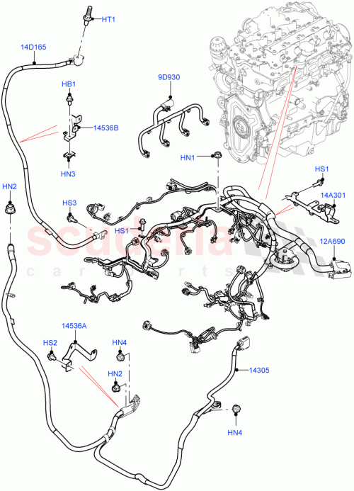 Part Diagram for Land Rover LR172160