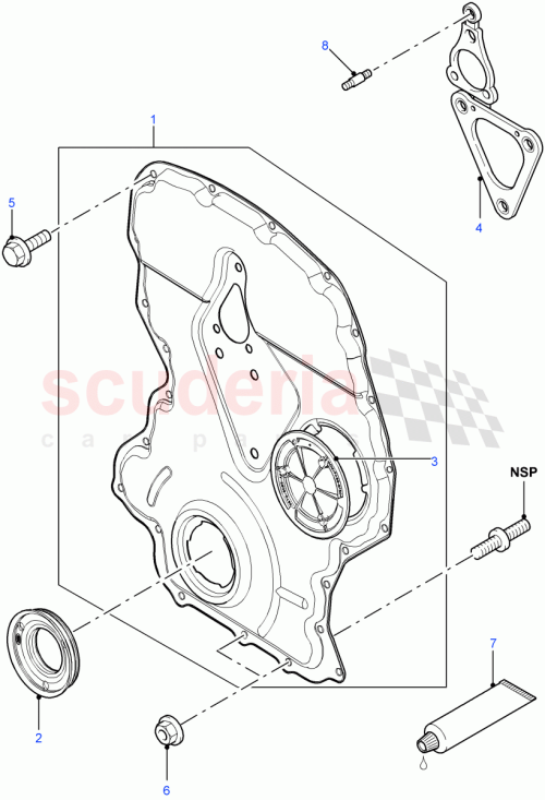 Part Diagram for Land Rover LR045106