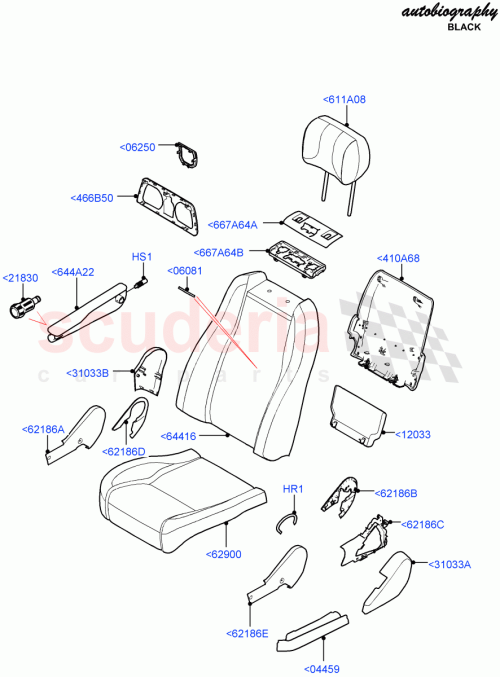 Part Diagram for Land Rover LR123830