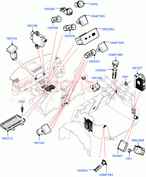 Part Diagram for Land Rover LR128008