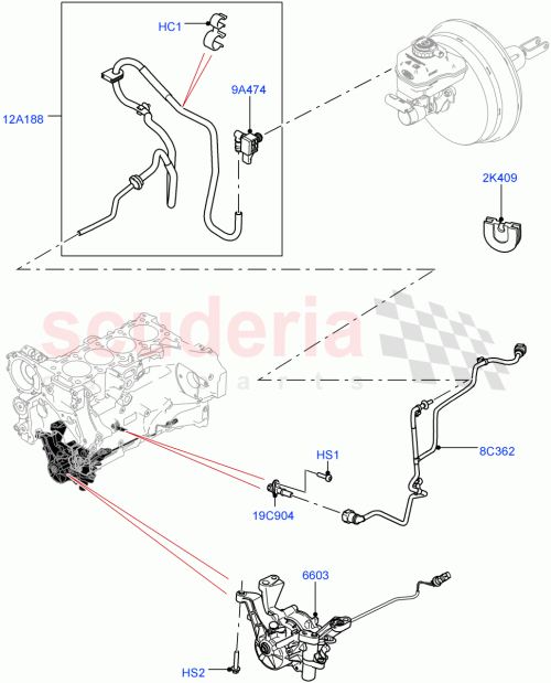 Part Diagram for Land Rover LR087511