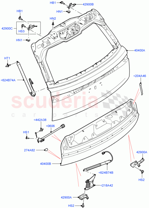 Part Diagram for Land Rover LR155086