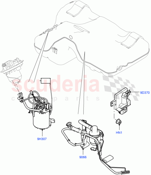 Part Diagram for Land Rover LR072234