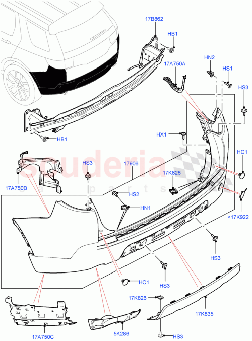 Part Diagram for Land Rover LR061270