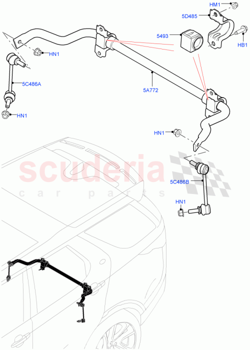 Part Diagram for Land Rover LR081557