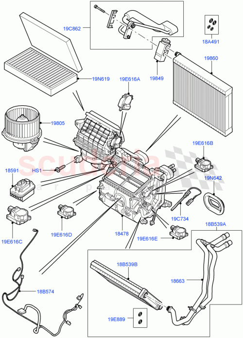 Part Diagram for Land Rover JWO500020