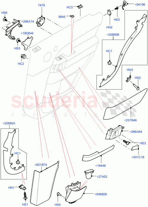 Part Diagram for Land Rover LR116649