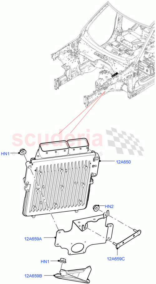 Part Diagram for Land Rover LR135917