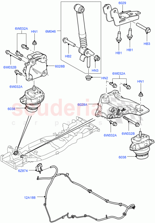 Part Diagram for Land Rover LR006424