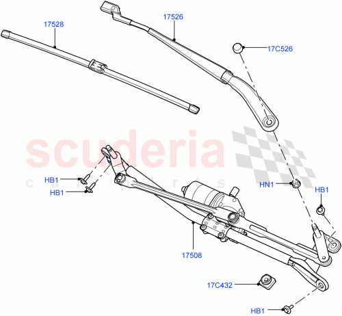 Part Diagram for Land Rover LR154900