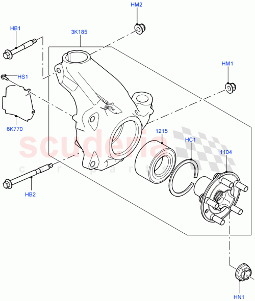 Part Diagram for Land Rover LR092331
