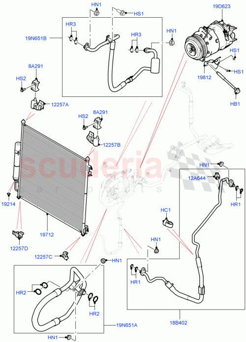 Part Diagram for Land Rover LR153886