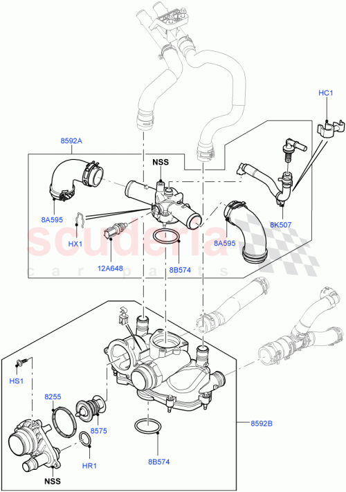 Part Diagram for Land Rover lr186860