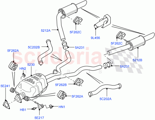 Part Diagram for Land Rover LR019121