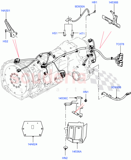 Part Diagram for Land Rover LR061350