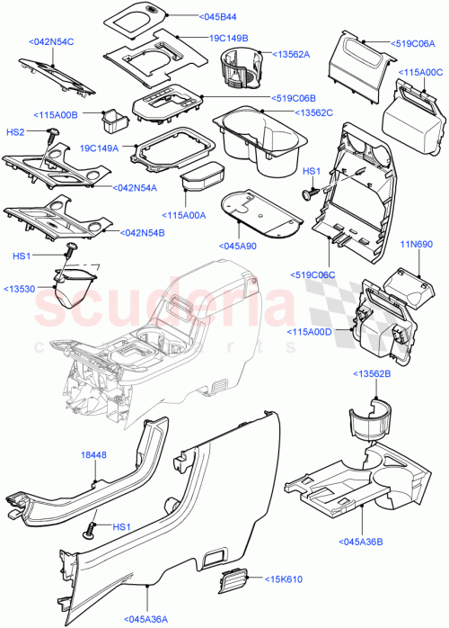 Part Diagram for Land Rover LR021389