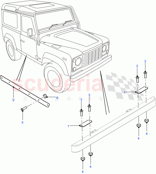 Part Diagram for Land Rover LR024962