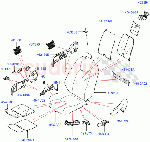 Part Diagram for Land Rover LR058703
