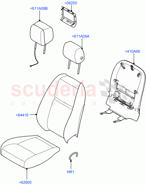 Part Diagram for Land Rover LR091204