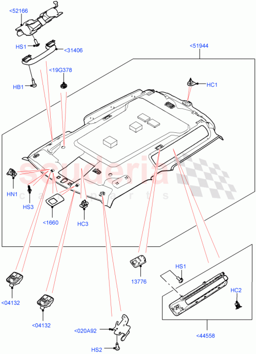Part Diagram for Land Rover LR166778