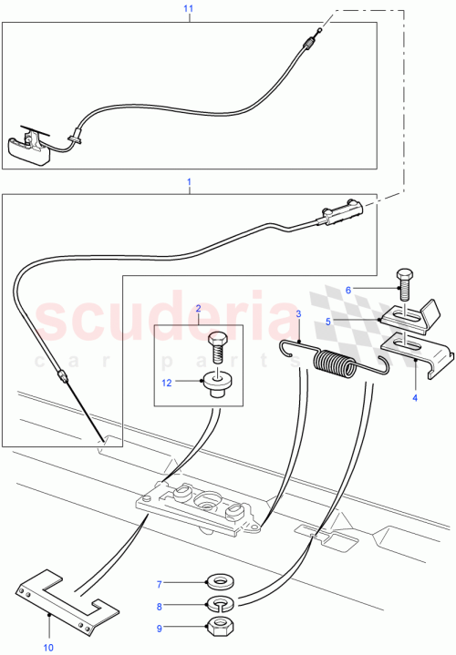 Part Diagram for Land Rover FPG500010