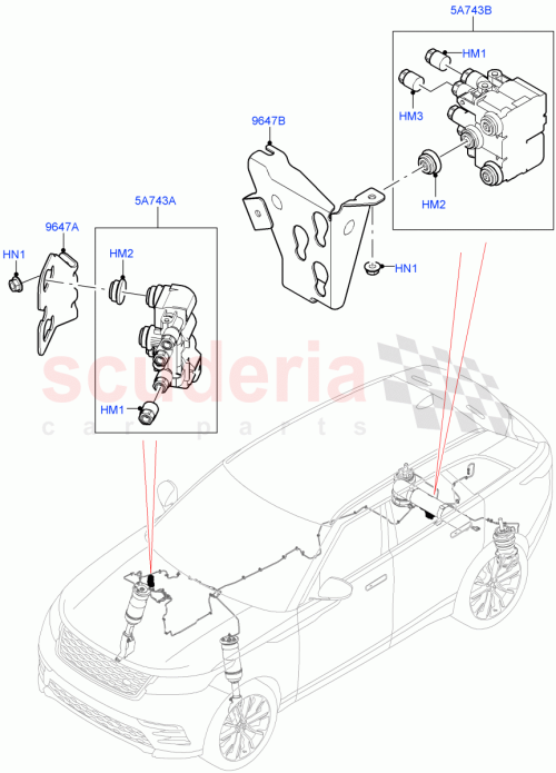 Part Diagram for Land Rover LR141827