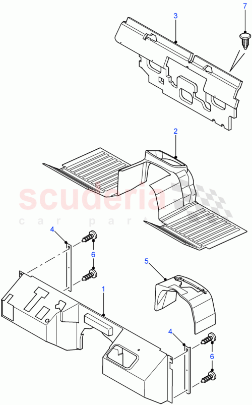 Part Diagram for Land Rover BTR2372