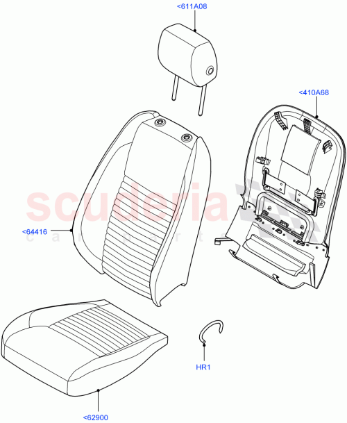 Part Diagram for Land Rover LR126909