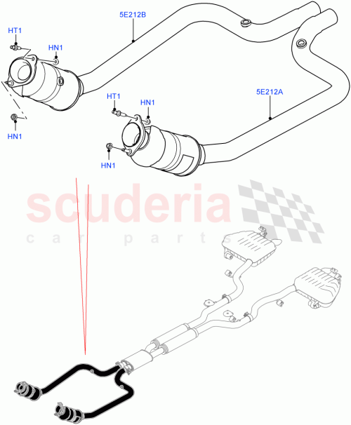 Part Diagram for Land Rover LR116935