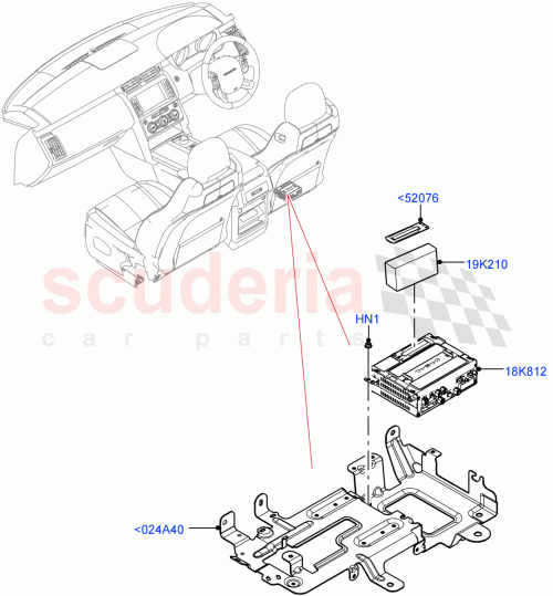 Part Diagram for Land Rover LR142317
