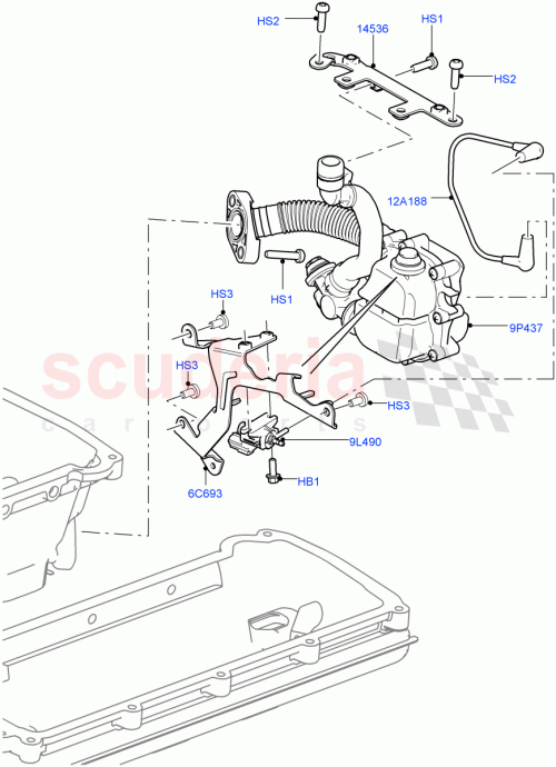 Part Diagram for Land Rover LR020250