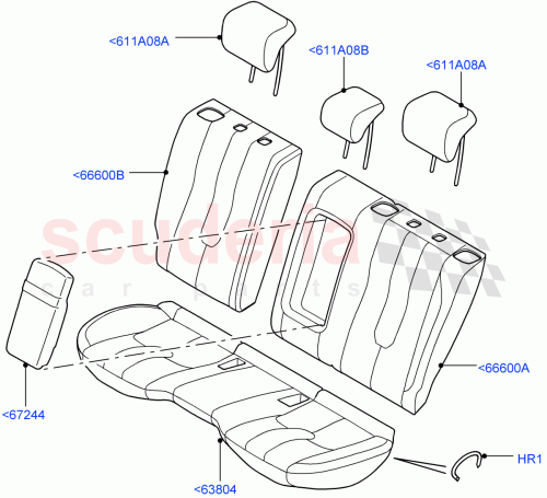 Part Diagram for Land Rover LR080108