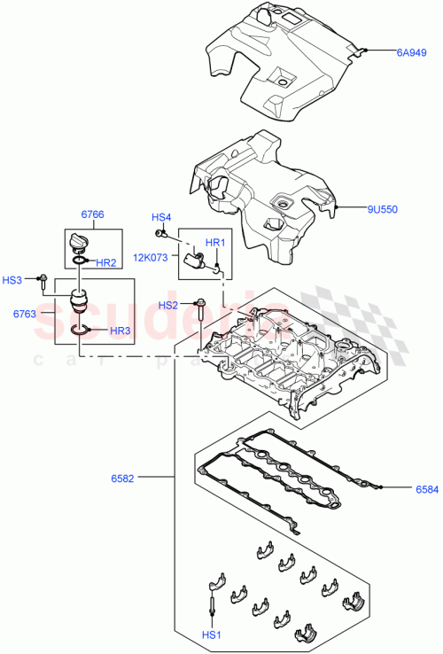 Part Diagram for Land Rover LR128417
