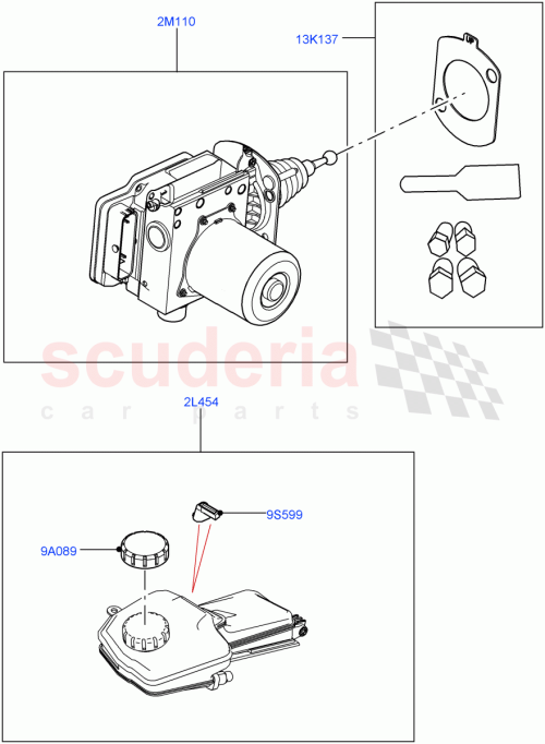 Part Diagram for Land Rover LR143923