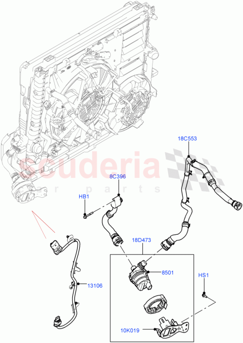 Part Diagram for Land Rover LR159428