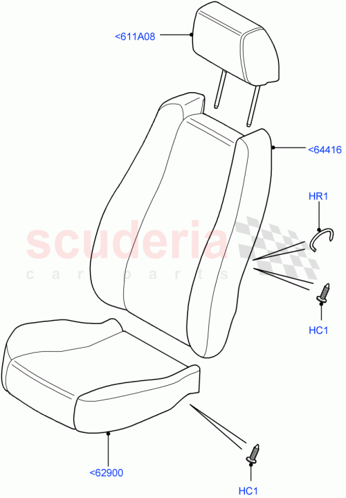 Part Diagram for Land Rover LR045733