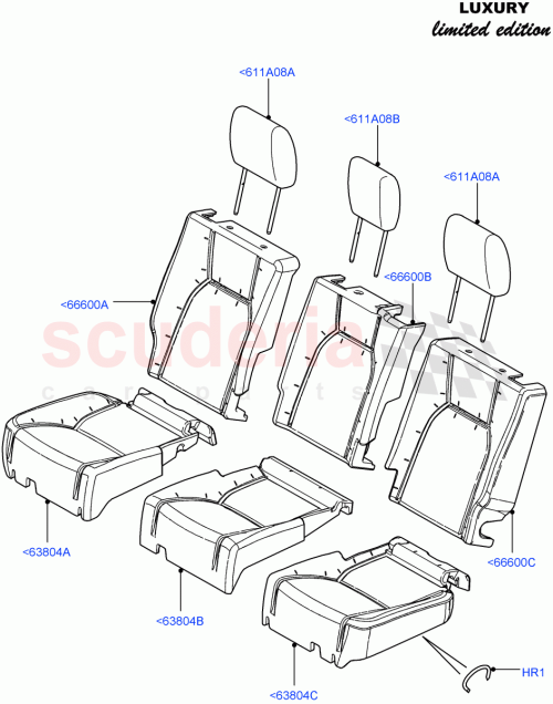 Part Diagram for Land Rover LR035701
