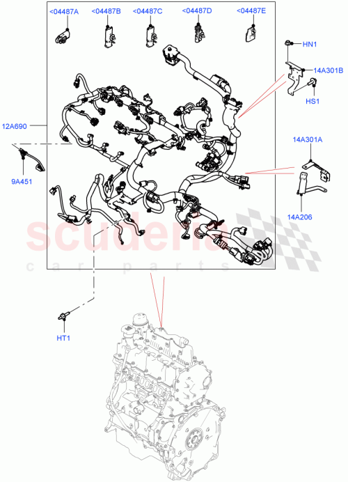 Part Diagram for Land Rover LR133791