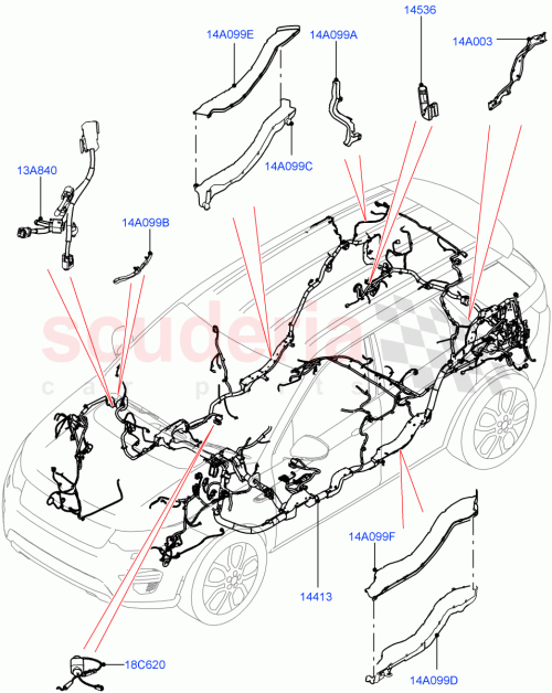 Part Diagram for Land Rover LR139293
