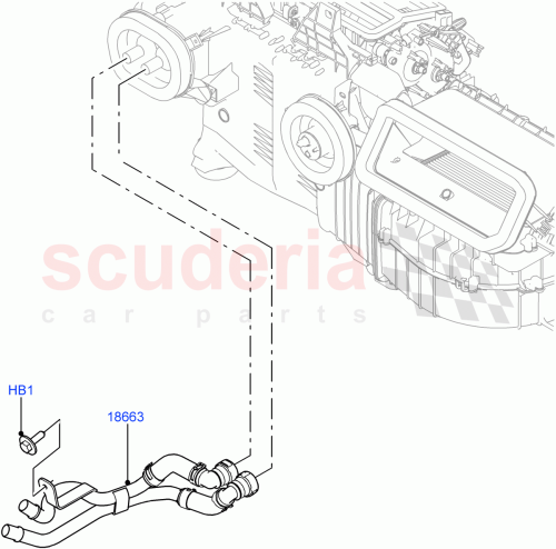 Part Diagram for Land Rover LR081650