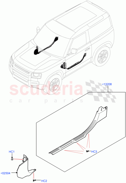 Part Diagram for Land Rover LR136893