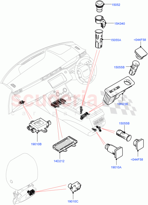 Part Diagram for Land Rover LR161933