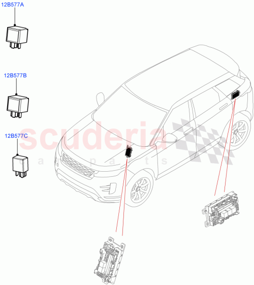 Part Diagram for Land Rover LR122946