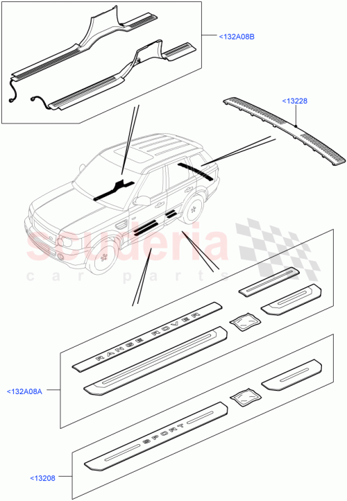Part Diagram for Land Rover VPLSS0140SVB