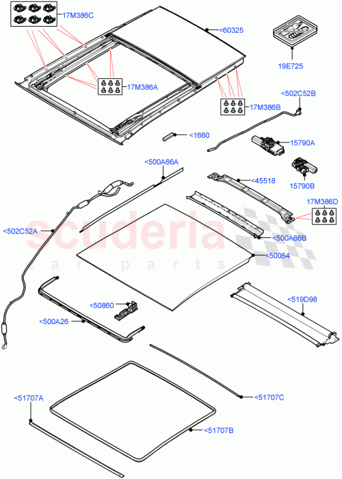 Part Diagram for Land Rover LR155102