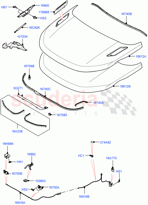 Part Diagram for Land Rover LR155567