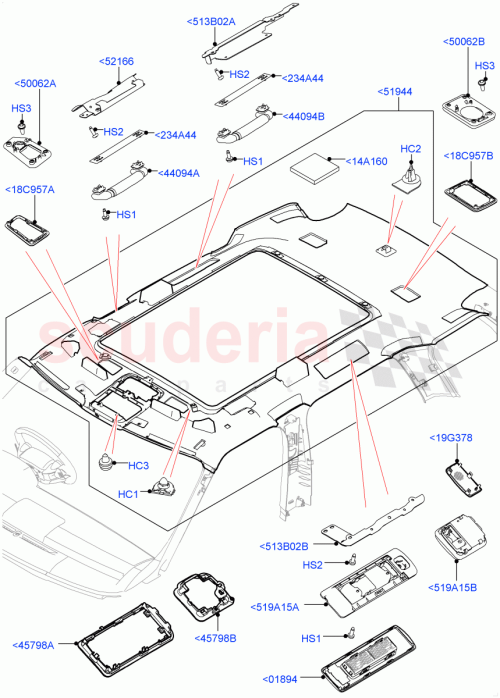 Part Diagram for Land Rover LR053553
